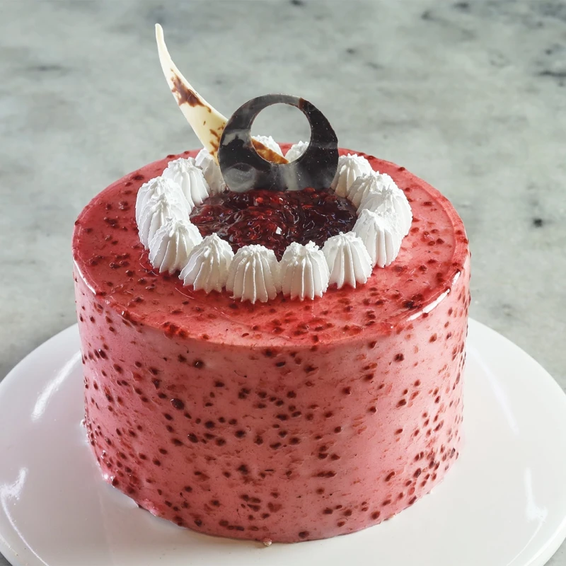 Raspberry White Chocolate Cake - Large